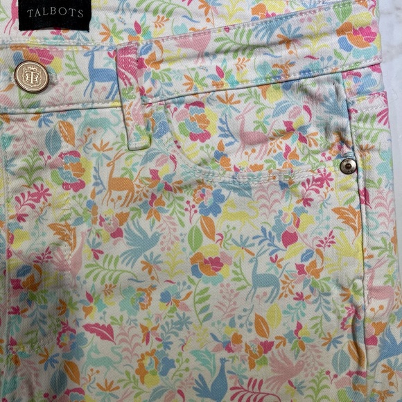 🥳🫆$6 EACH! Talbots women’s Jagging crop jeans & Heritage Turquoise, 8, 2 pairs - Picture 8 of 11